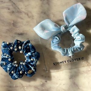 Lot of Stoney Clover Lane and Lele Sadoughi Scrunchies